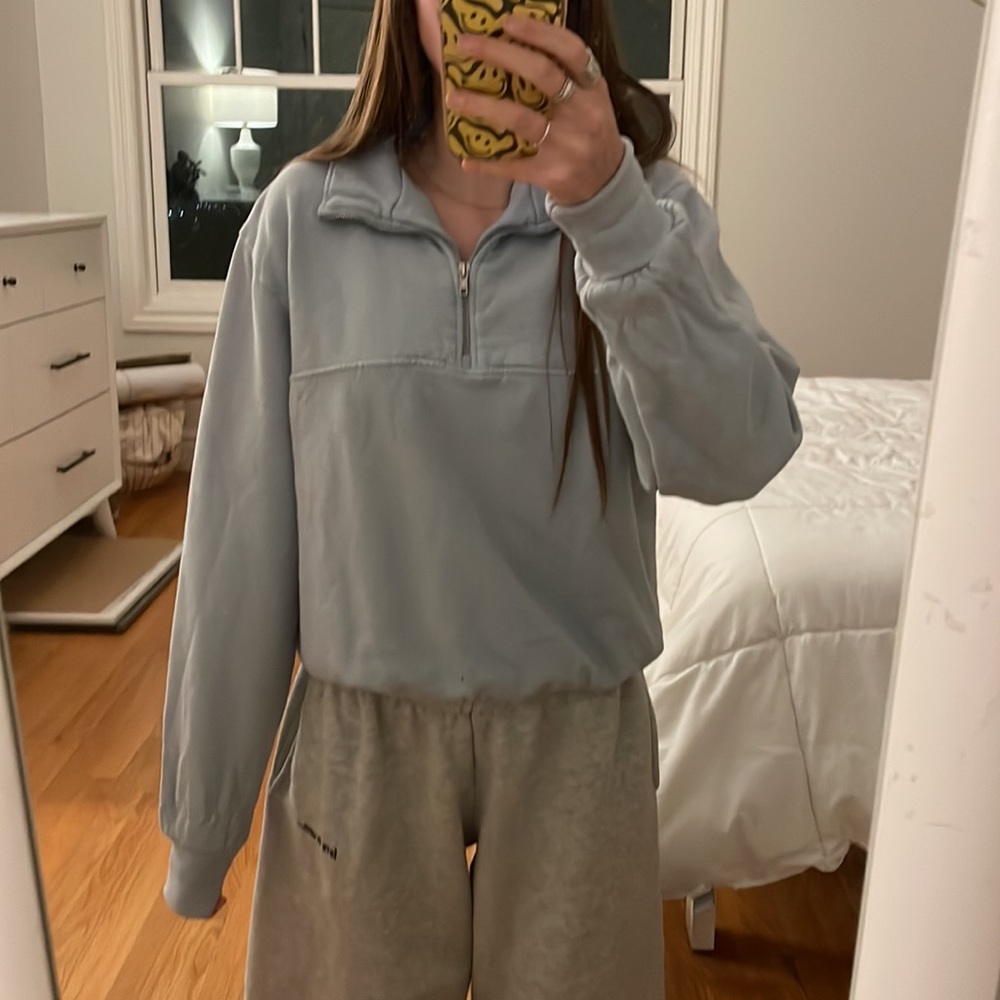 brandy melville quarter zip